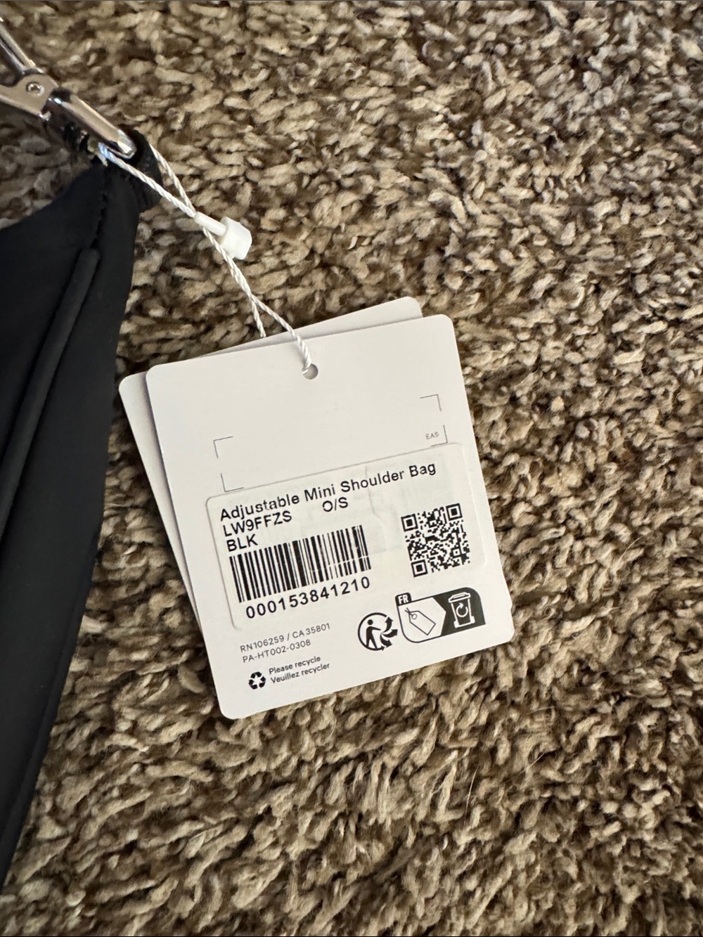 lululemon athletica Black Crescent Shoulder Bag - Picture 2 of 4